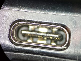 Connecteur USB-C de Nintendo Switch.